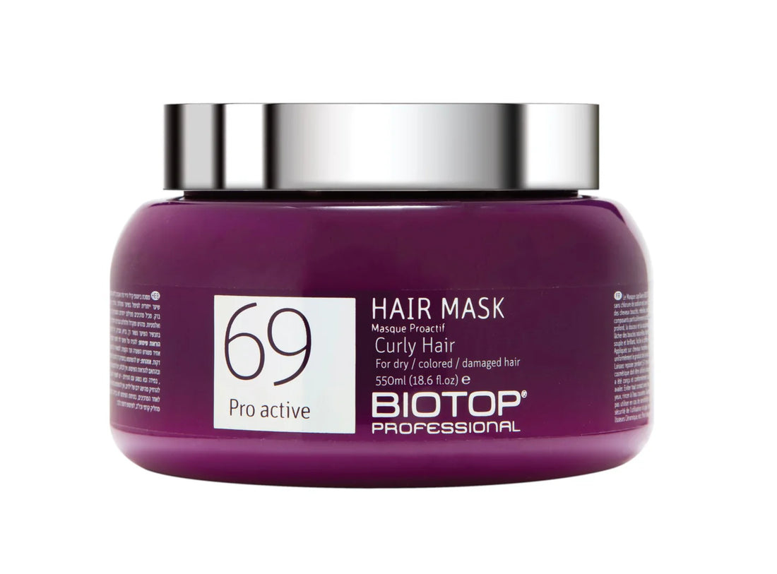 BIOTOP 69 Hair Mask Curly Hair 550 ml – Hidratación y Definición Intensiva