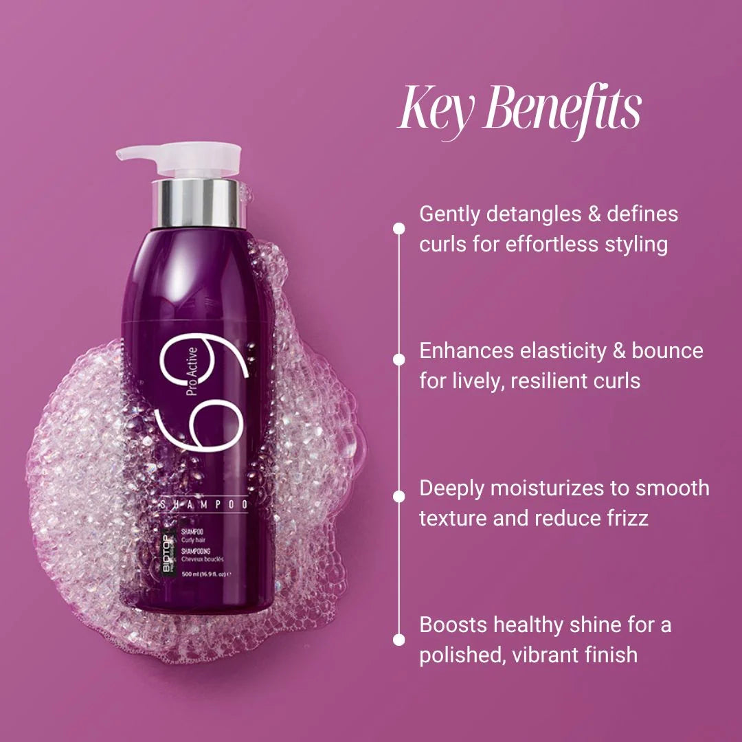 BIOTOP PROFESSIONAL 69 PRO ACTIVE SHAMPOO – CURLY HAIR 500 ml