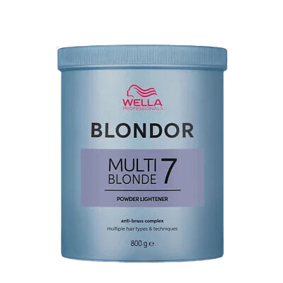 Wella Blondor Multi Blonde 7 Powder – 800 g | Decoloración Profesional Hasta 7 Niveles