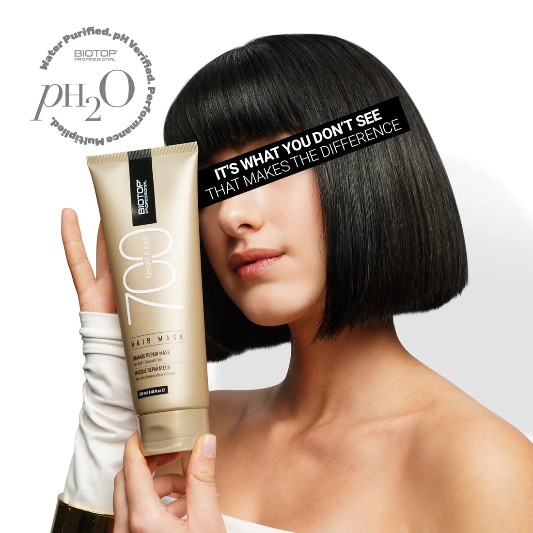 BIOTOP PROFESSIONAL 700 KERATIN & KALE HAIR MASK – 75 ml y 250 ml