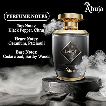 Ahuja Daring – Perfume Árabe 100 ml  Aroma intenso, atrevido y con personalidad