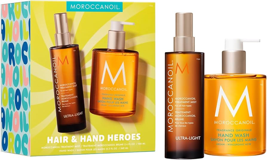 Moroccanoil Hair & Hand Heroes Set  Moroccanoil Treatment Mist 100 ml + Hand Wash 360 ml | Cuidado para cabello y manos