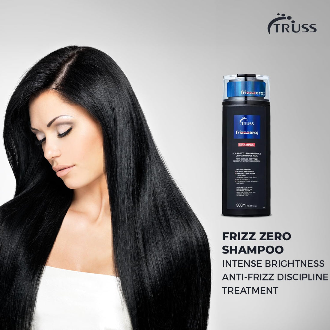 TRUSS Frizz Zero Shampoo – 300 ml