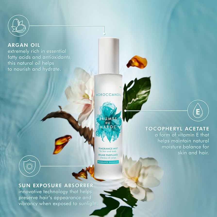 Moroccanoil Brumes du Maroc Fragrance Mist – 30 ml Bruma perfumada para cabello y cuerpo
