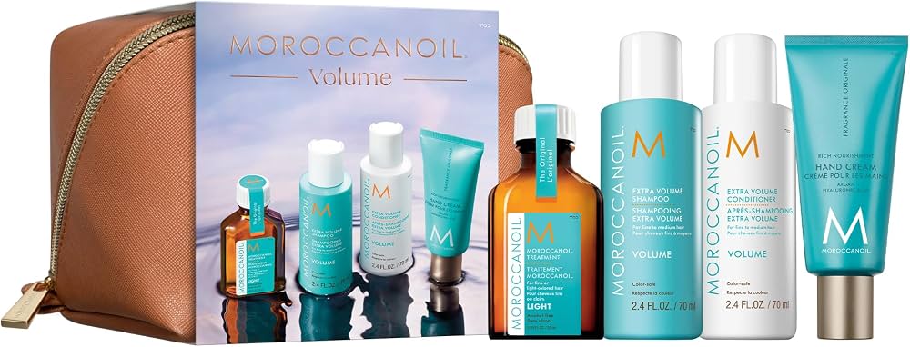 Moroccanoil Travel Kit + Kit Voyage Repair  Rutina de viaje para reparar, fortalecer e hidratar el cabello dañado