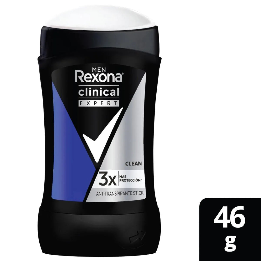 Rexona Men Clinical Expert Clean Desodorante en Barra – 46 g