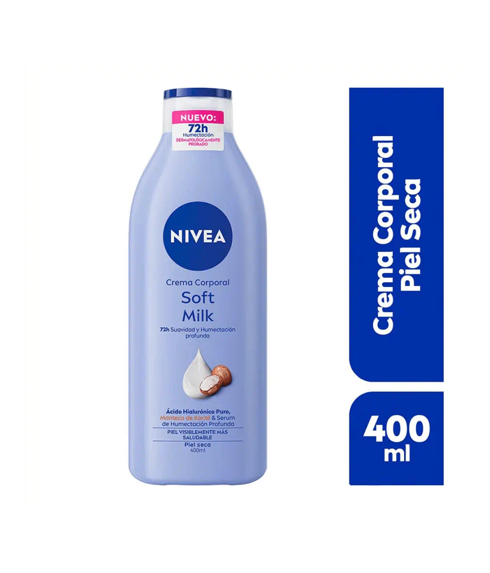 NIVEA Soft Milk 72H – 100 ml / 400 ml / 1000 ml