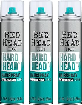 TIGI Bed Head Hard Head™ Hairspray – 385 ml | Fijación Extra Fuerte