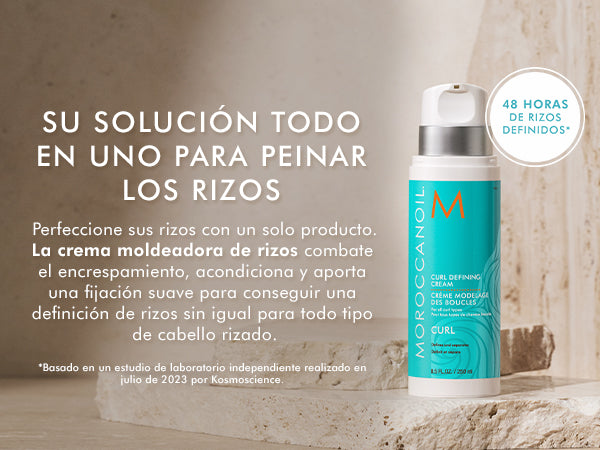 Moroccanoil Curl Defining Cream – 250 ml  Crema definidora para rizos perfectos, hidratados y sin frizz