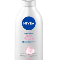 NIVEA Crema Corporal Tono Natural 48H – 400 ml y 1000 ml