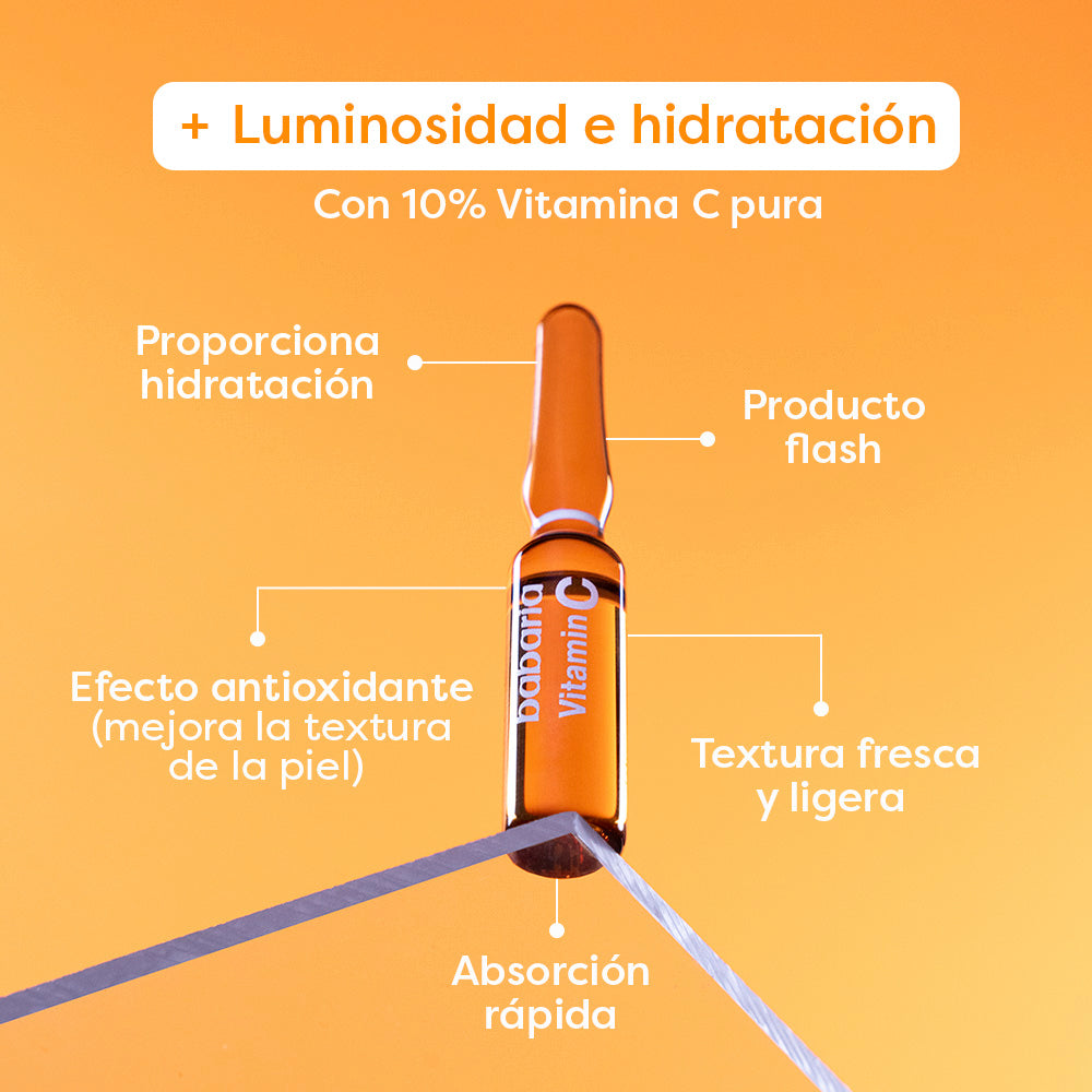 Babaria Vitamin C Ampollas Antiox Defense – 5 uds x 2 ml