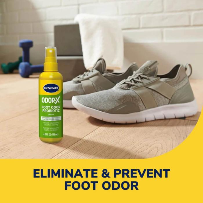 Spray Odor-X para el Olor de Pies con Probióticos – 118 ml