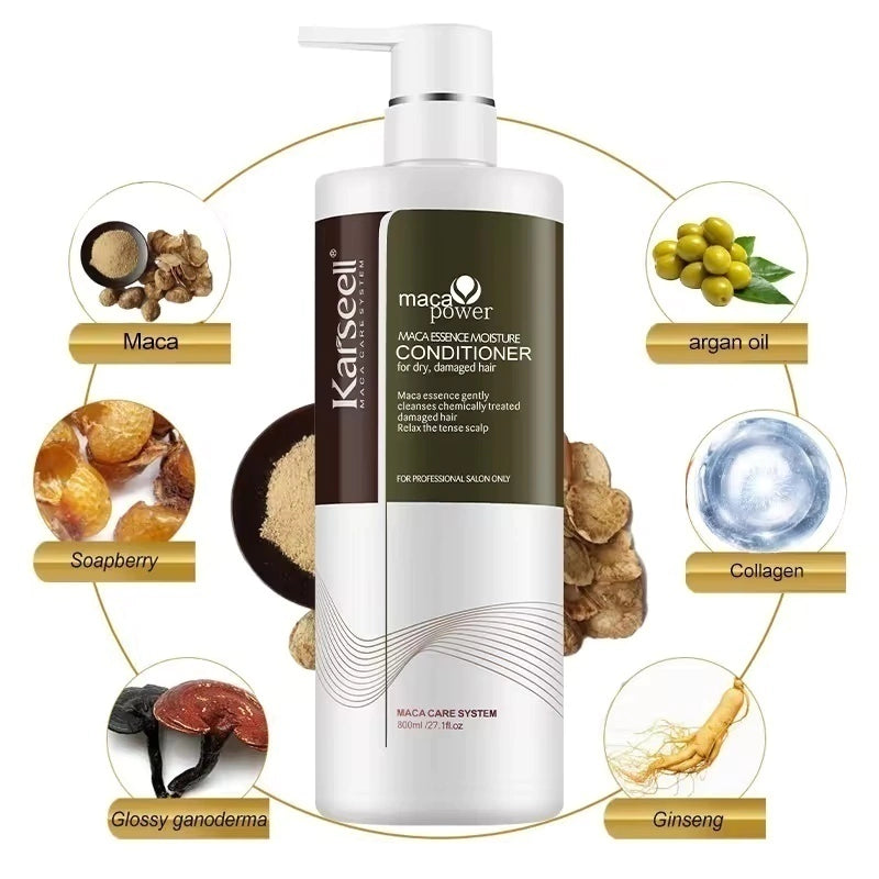 Karseell Repair Conditioner – 500 ml  Acondicionador reparador para hidratación profunda, suavidad y fortalecimiento capilar
