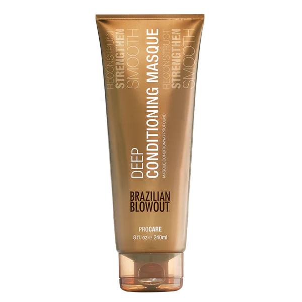 Brazilian Blowout Deep Conditioning Masque – 240 ml  Mascarilla de hidratación profunda y control del frizz