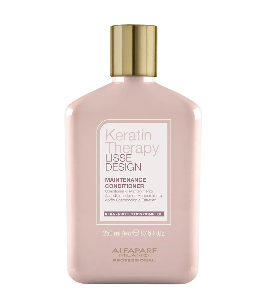Alfaparf Milano Lisse Design Keratin Therapy Maintenance Conditioner – 250 ml | Acondicionador de Mantenimiento para Cabello Alisado