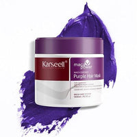 Karseell Purple Hair Mask – 500 ml  Mascarilla matizadora para neutralizar amarillos y nutrir profundamente