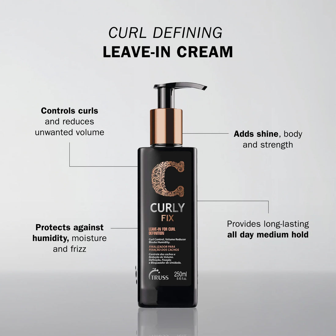 TRUSS CURL FIX LEAVE-IN FOR CURL DEFINITION – 250 ml