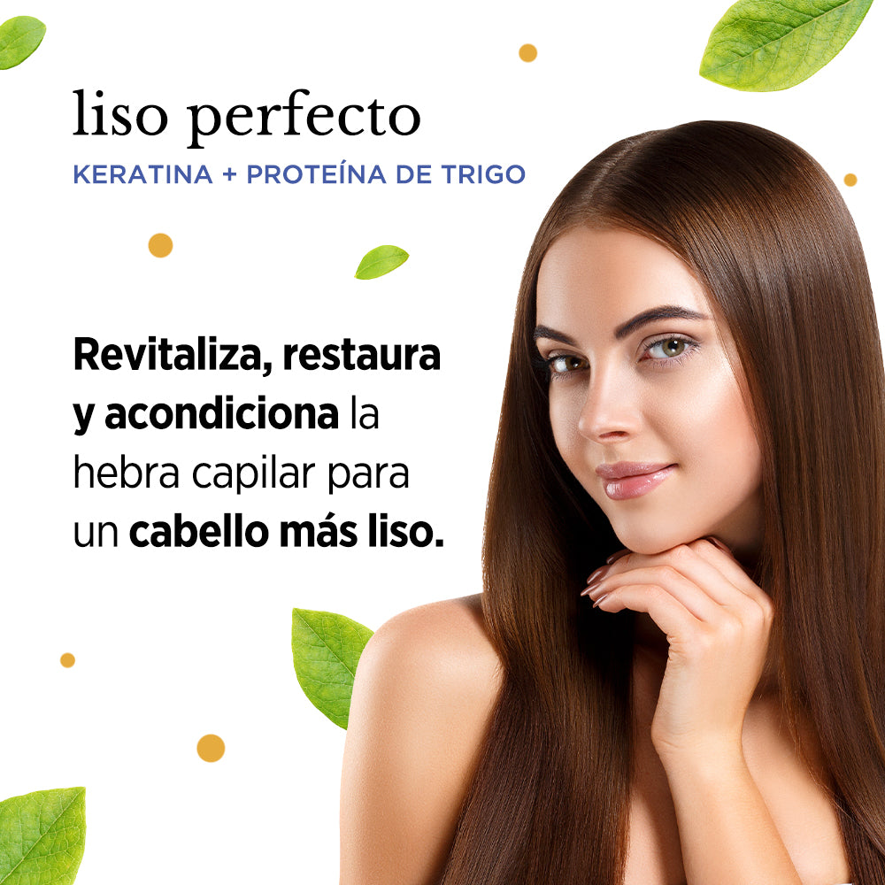 Crema para Peinar Liso Perfecto Keratina – 266 ml | Suavidad, Control y Efecto Liso