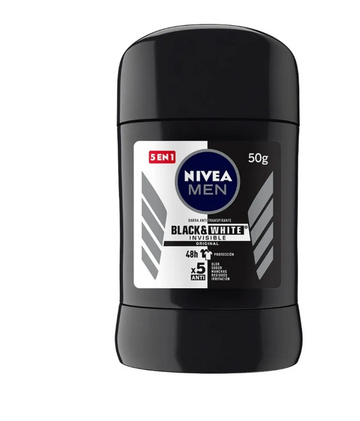 Desodorante Nivea Barra Men Black White - 50 g