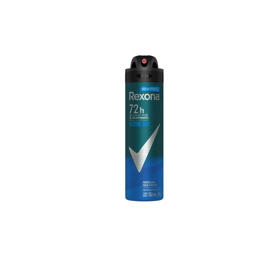 Desodorante Hombre Active Dry Rexona Aerosol