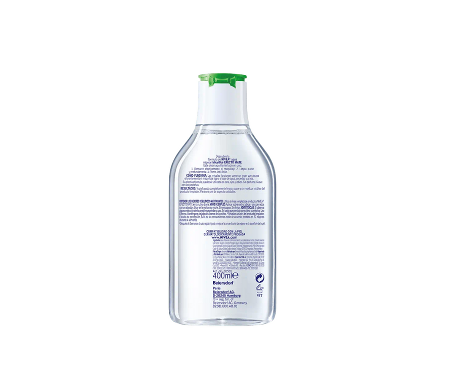 Agua Micelar Cara, Ojos, Labios de 400 ML