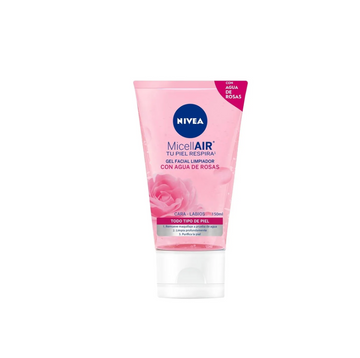 Gel Nivea Facial Limpieza Rosas - 150ml