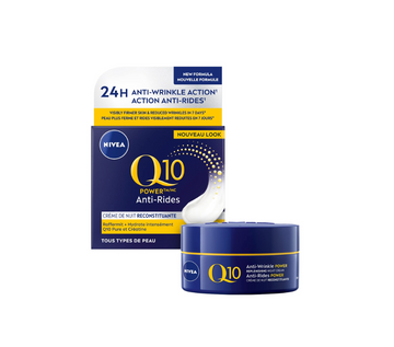 NIVEA Q10 Plus Crema de Cuidado Nocturno 50ml - Reduce las Arrugas y Hidrata