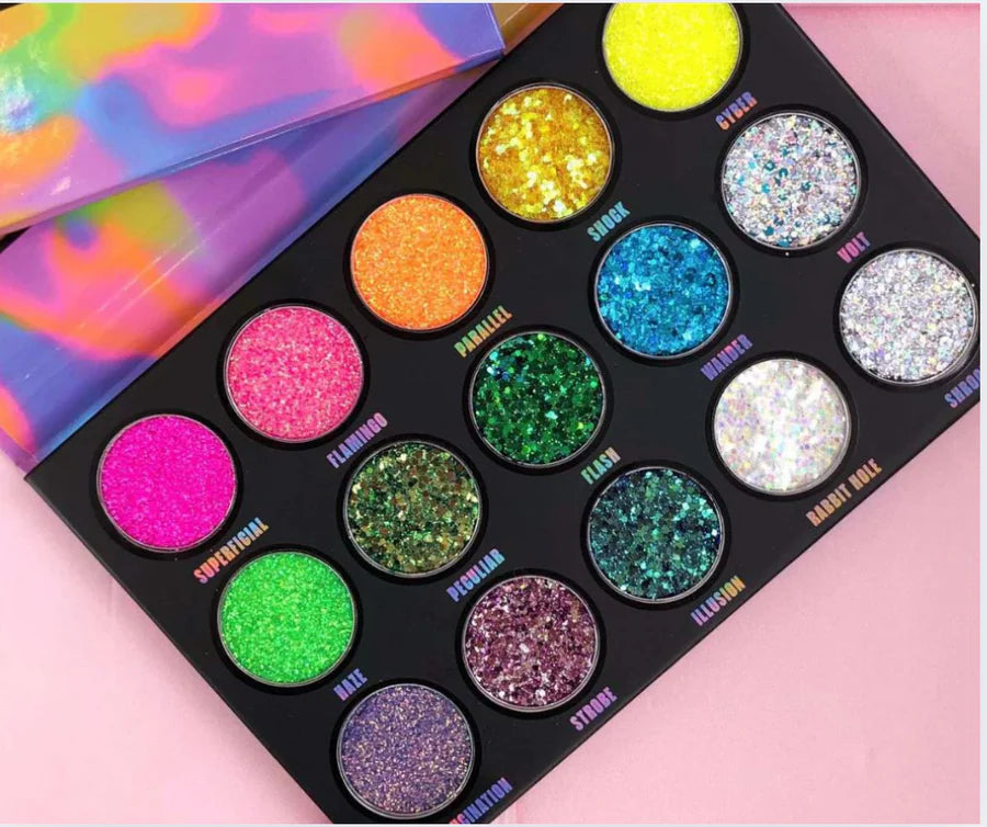 CITY COLOR Dazed Glitter Palette