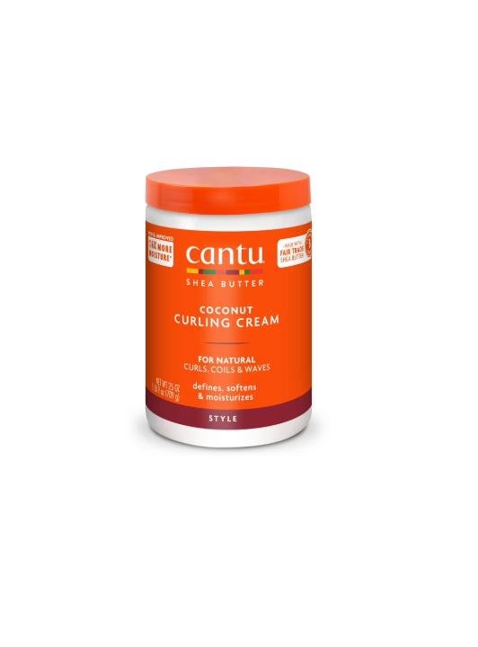Cantu Crema Rizadora de Coco con Manteca de Karité, 25 fl oz