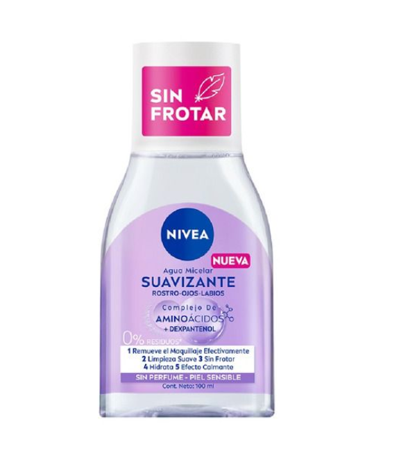 Agua Micelar Nivea Suavizante Piel Sensible 100 mL