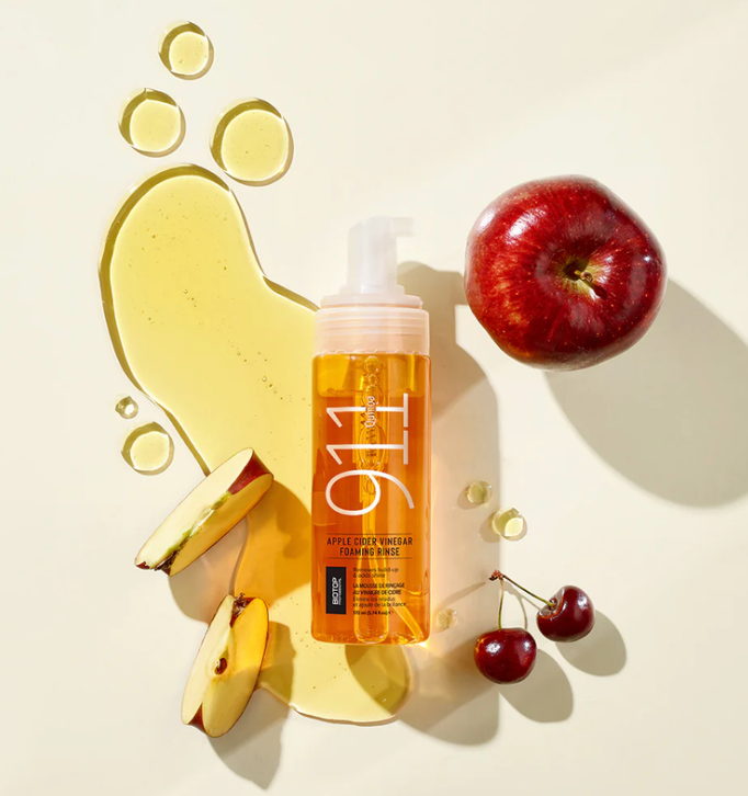 Enjuague espumoso de quinoa y vinagre de manzana 911