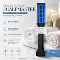 Scalpmaster Cepillo Plancha Alisador  Cepillo térmico para alisar, suavizar y controlar el cabello de forma práctica