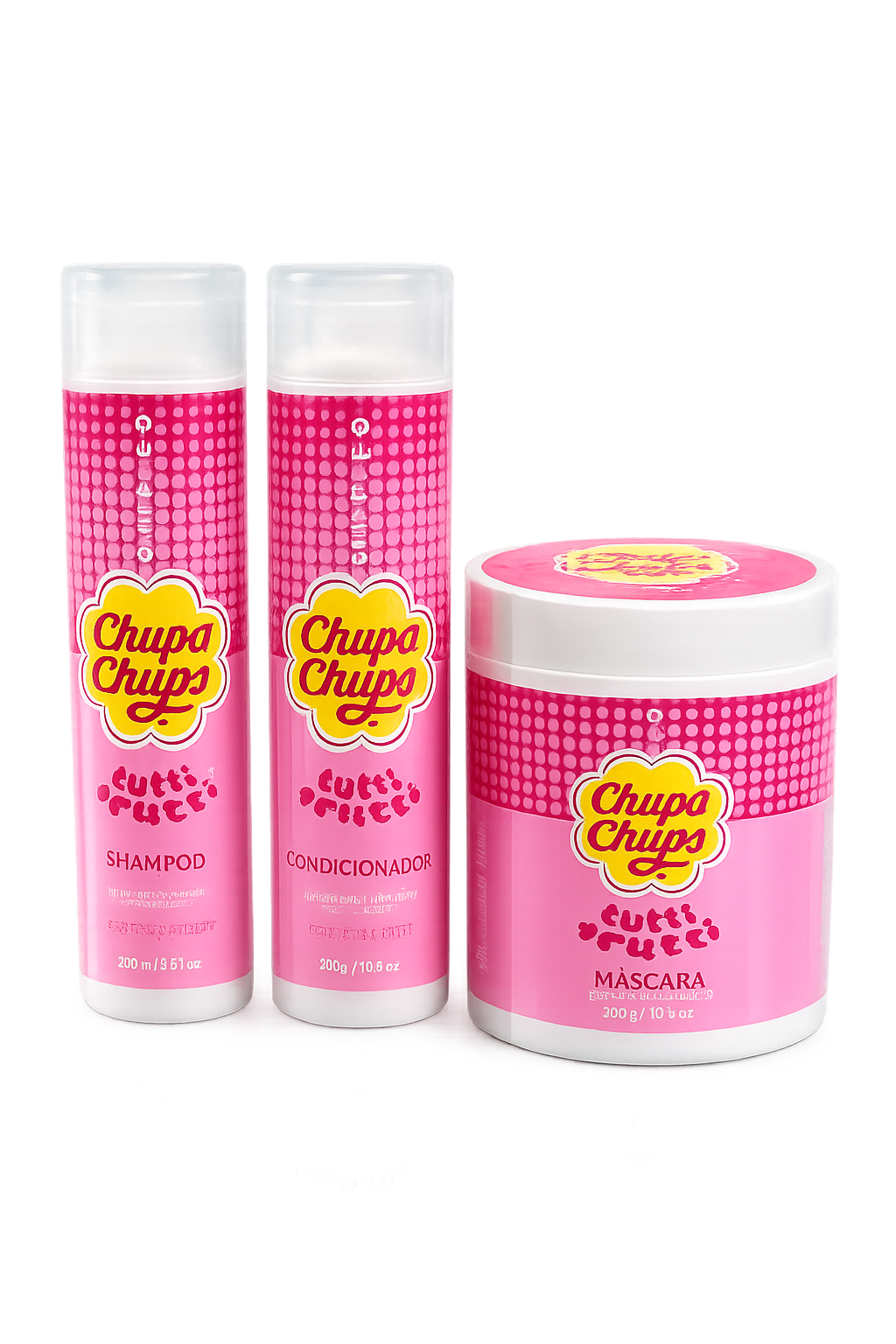 Simple B Chupa Chups Tutti Frutti Kit – Shampoo + Acondicionador + Mascarilla  Rutina completa de hidratación, suavidad y brillo con delicioso aroma a Tutti Frutti