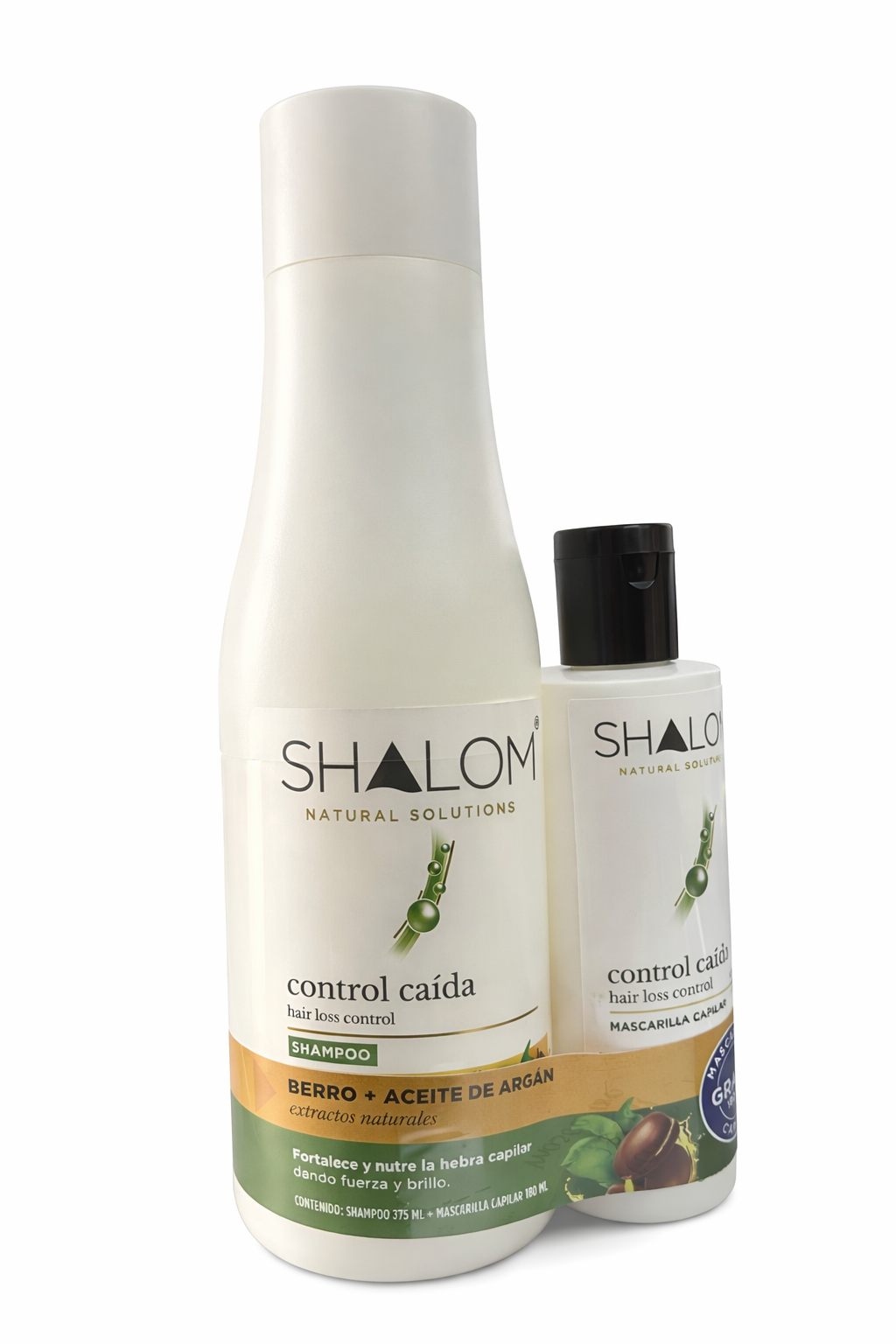 Pack Control Caída | Shampoo 735 ml + Mascarilla 180 ml | Fortalecimiento y Cuidado Capilar