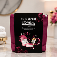 Kit L'Oréal Professionnel Pro Longer – Shampoo Pro Longer + Mascarilla Pro Longer + Absolut Repair Oil  Rutina profesional para fortalecer el cabello largo, reparar las puntas y aportar un brillo extraordinario