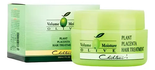 Chihtsai Tratamiento Capilar con Placenta de Planta de Olivo – 500 ml | Nutrición y Reparación Intensiva