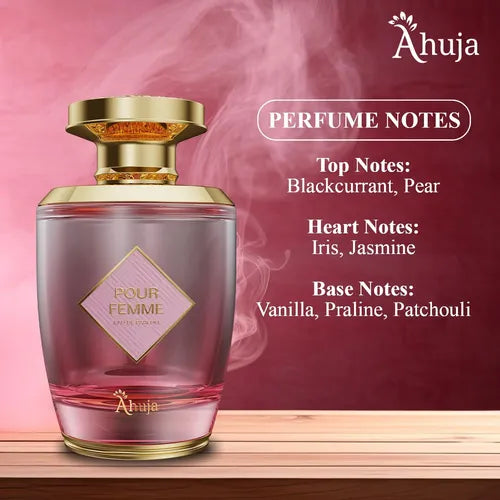 Ahuja Pour Femme – Perfume Árabe 100 ml  Feminidad, elegancia y larga duración