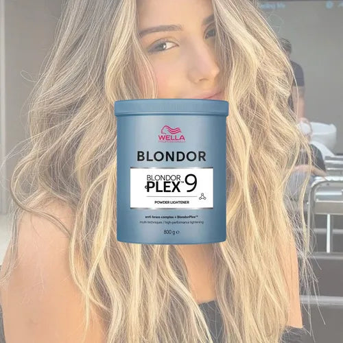 WELLA Blondor Plex 9 – Polvo Decolorante Profesional 800 g