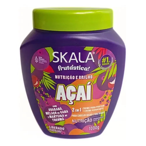 Skala Frutástica Açaí 2 en 1 Nutrición y Brillo – 1000 g