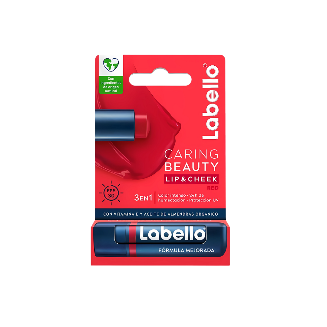 Labello Labial Caring Beauty Red