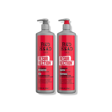 TIGI Bed Head Resurrection Duo – Shampoo + Acondicionador 970 ml para Cabello Dañado