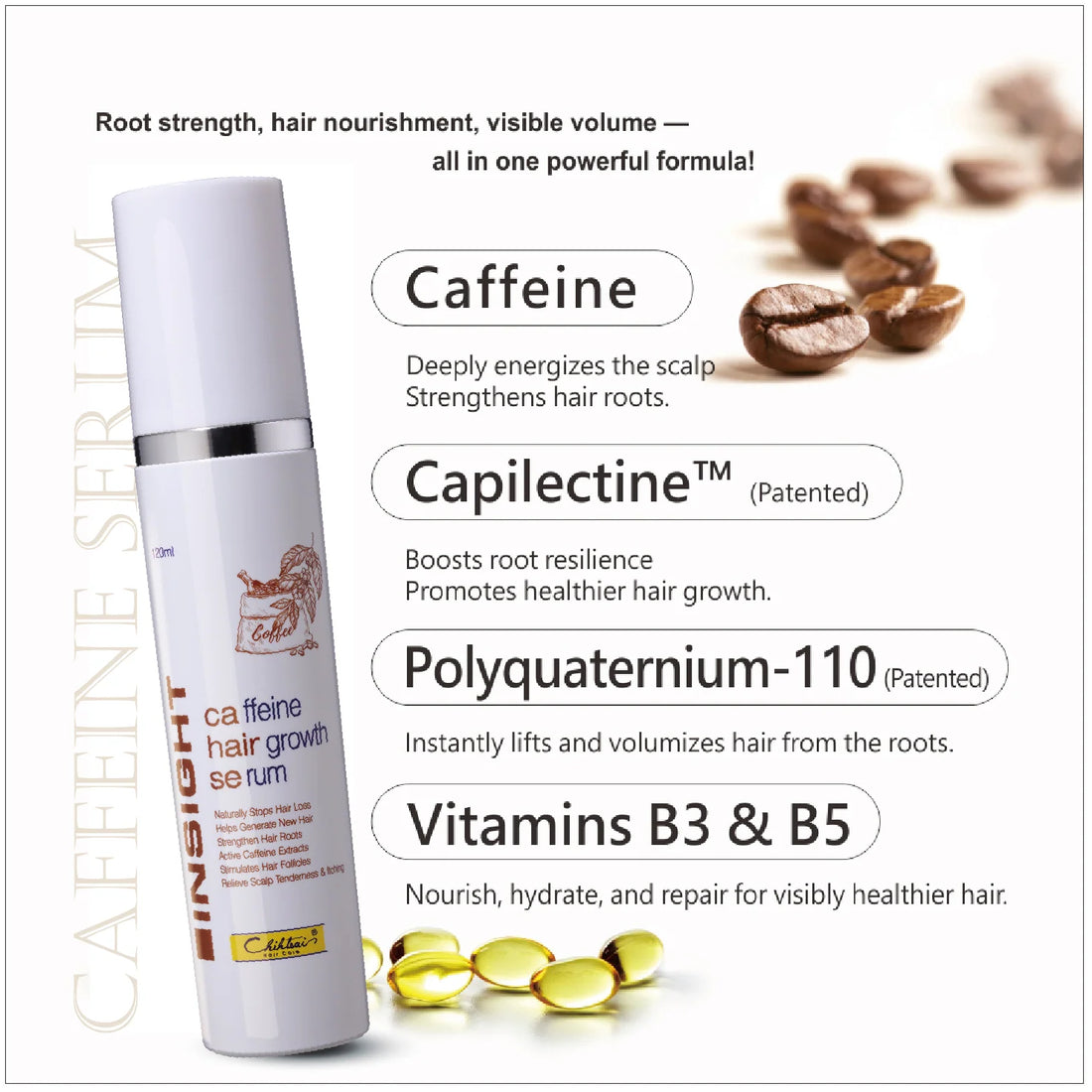 CHIHTSAI INSIGHT CAFFEINE SERUM – 120 ml