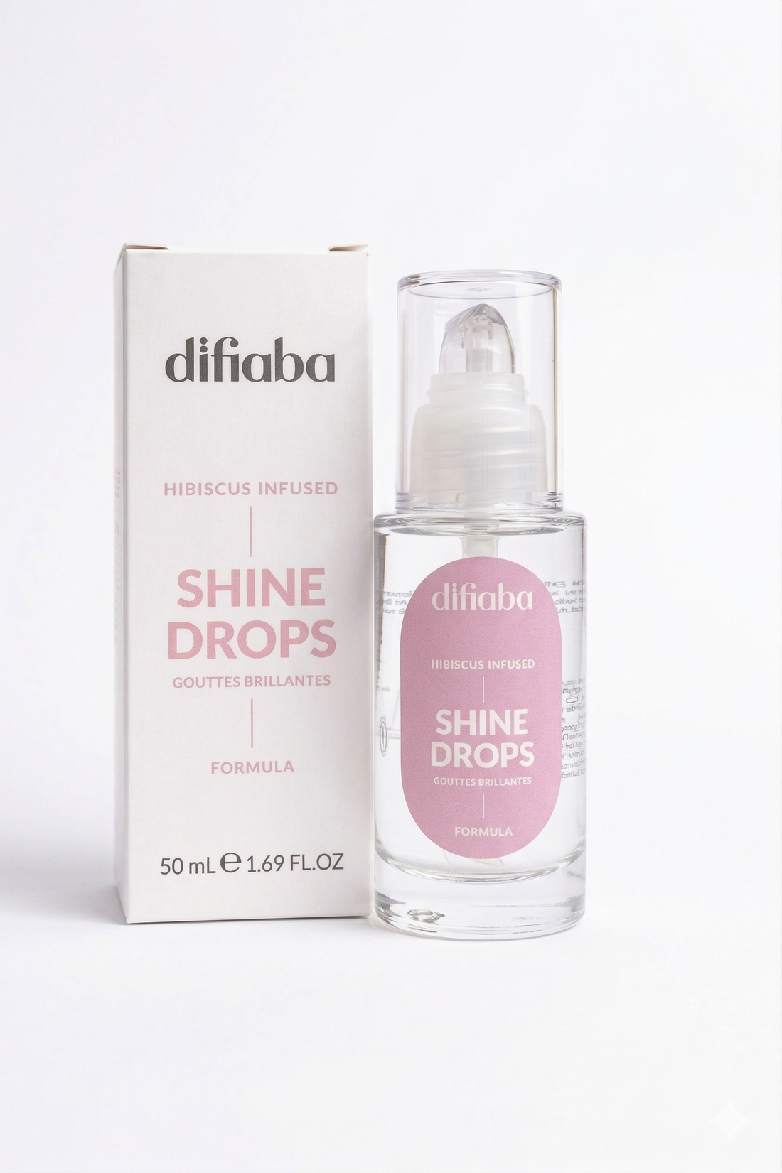 DIFIABA Hibiscus Infused Shine Drops – Gouttes Brillantes Formula 50 ml