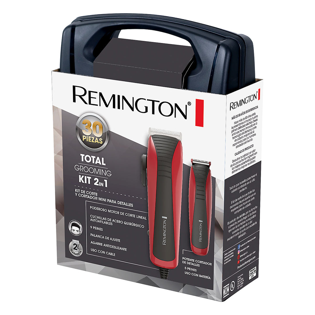 Cortadora De Cabello Remington Con Detallador