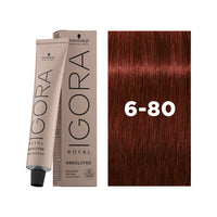 IGORA ROYAL Absolutes 6-80 Rubio Oscuro Rojo Natural – 60 ml
