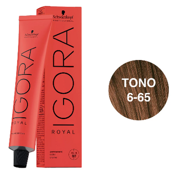 Igora Royal tinte 6-65 Rubio Oscuro Chocolate Dorado 60mL