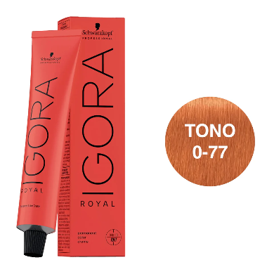 Igora Royal tinte 0-77 Concentrado Cobre 60mL