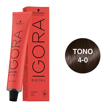 Igora Royal Tono 4-0 Castaño Medio Claro 60mL