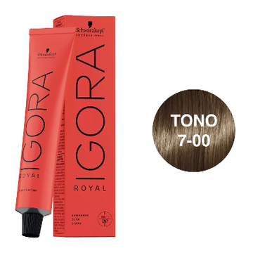 Igora Royal Tono 7-00 Rubio Medio Natural Intenso 60mL