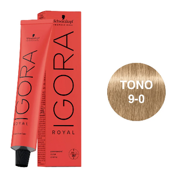Igora Royal Tono 9-0 Rubio Muy Claro Natural 60mL